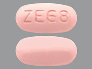 This is a Tablet imprinted with ZE68 on the front, nothing on the back.