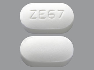 This is a Tablet imprinted with ZE67 on the front, nothing on the back.