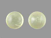 Benzonatate: This is a light yellow round Capsule imprinted with Z on the front, nothing on the back, and is manufactured by ZYDUS PHARMACEU.