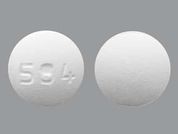 Perphenazine: This is a Tablet imprinted with 594 on the front, nothing on the back.