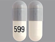 Diltiazem 24Hr Er (Cd): This is a Capsule Er 24 Hr imprinted with 599 on the front, nothing on the back.