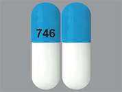 Tiadylt Er: Esto es un Cápsula LP 24hr blanco oblongo imprimido con 746 en la parte delantera, nada en la parte posterior, y es fabricado por ZYDUS PHARMACEU.