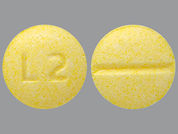 Methotrexate: This is a Tablet imprinted with L2 on the front, nothing on the back.