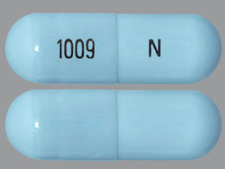 This is a Capsule imprinted with 1009 on the front, N on the back.