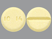 Phytonadione: This is a Tablet imprinted with 10 14 on the front, nothing on the back.