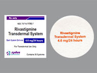 Rivastigmine 4.6Mg/24Hr Patch Transdermal 24 Hours