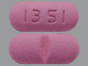 Colchicine: This is a Tablet imprinted with 1351 on the front, nothing on the back.