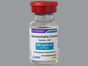 succinylcholine vial