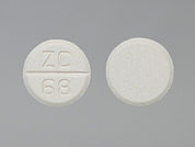 Venlafaxine Hcl: This is a Tablet imprinted with ZC  68 on the front, nothing on the back.