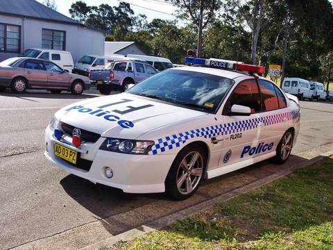 File image: NSW Police Holden Commodore patrol car parked on suburban street