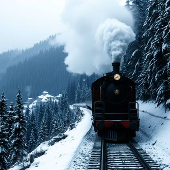 AI generated image for Trains category