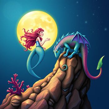 AI generated image for Fantasy Illustration category
