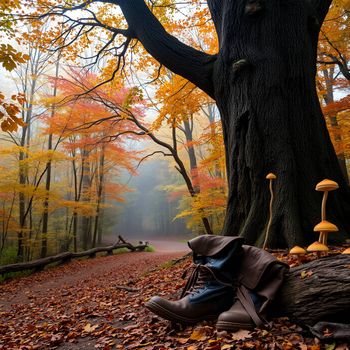 AI generated image for Autumn Forests category