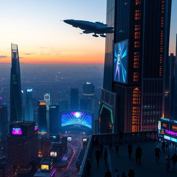 AI generated image for Futuristic Cities category