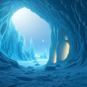 AI generated image for Ice Worlds category