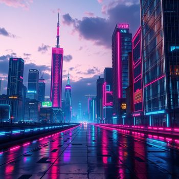 AI generated image for Neon category