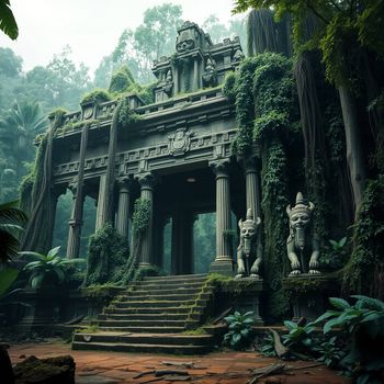 AI generated image for Ancient Ruins category