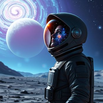 AI generated image for Space Exploration category