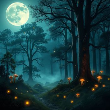 AI generated image for Magical Forests category
