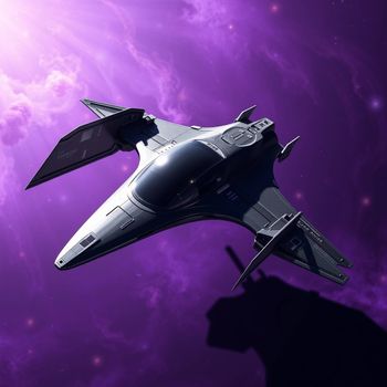 AI generated image for Spaceships category