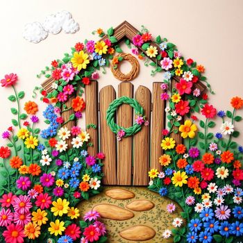 AI generated image for Floral category