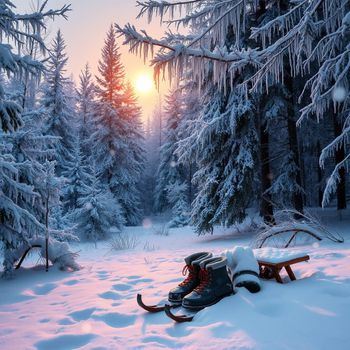 AI generated image for Winter Wonderland category