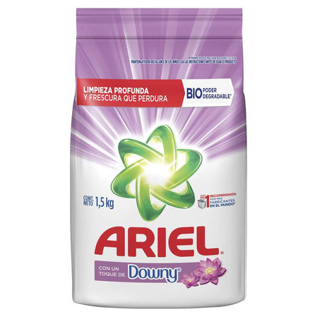 Detergente Para Ropa Ariel 1500 GR Polvo Toque De Downy | demo
