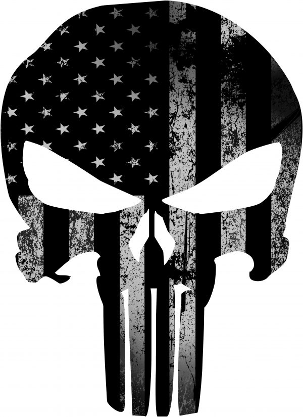 What is the meaning of the Punisher (skull) on a US flag patch? - Quora