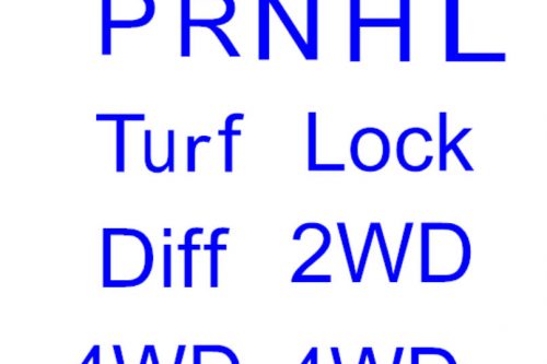 Pioneer 1000 Gear Selector Colored letters