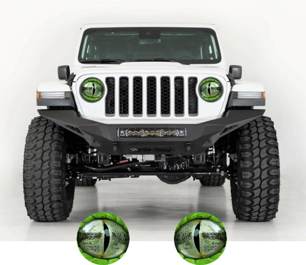 2020 Current Jeep Gladiator Headlight Eyes & Designs The Vinyl Creator