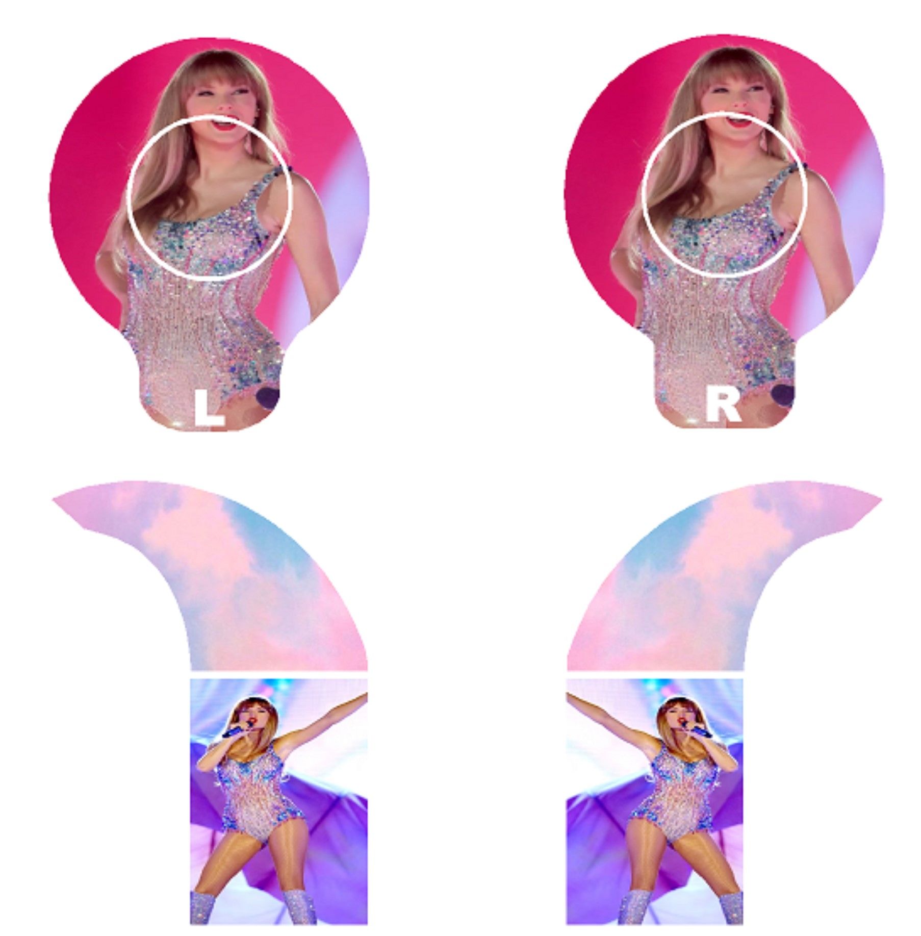 Taylor Swift 2 L & R