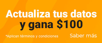 Gana $100 actualizando tus datos AQU�