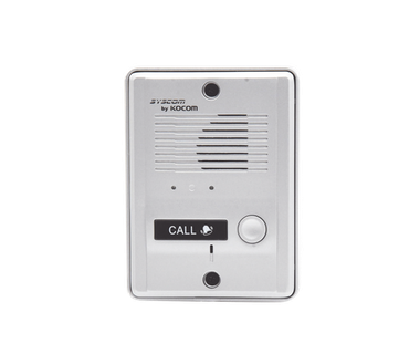 Frente de Calle KOCOM MS-2D - para Audio Porteros | Met�lico � Alta Durabilidad | Compatible con Sistemas KOCOM