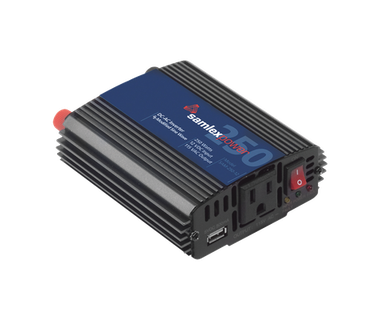 Inversor de Corriente Samlex SAM-250-12 - DC a AC � 250 W Continua | 12 V DC � Onda Sinusoidal Modificada