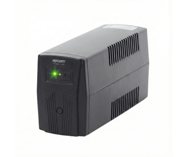 UPS Epcom EPU600L - 600VA/360W � L�nea interactiva � 4 tomas NEMA 5-15R � Entrada y salida 120 Vca � Clavija NEMA 5-15P � Bater�a 12 V 7 Ah � Montaje en rack o torre � Color negro
