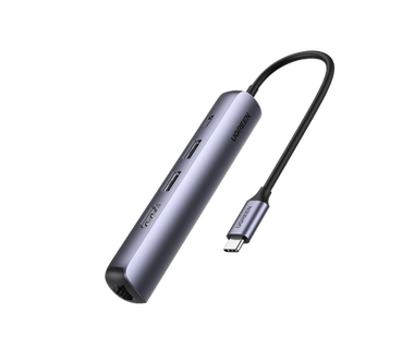 HUB UGREEN 10919 - USB-C a HDMI / Ethernet / 2 Puertos USB 3.0 - Transferencia a 5 Gbps