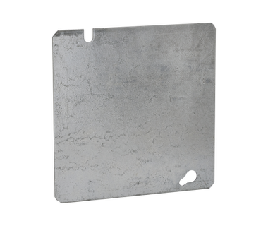 Cubierta Cuadrada RACO HUB-832 - Ciega � 4 11/16" | Acero Galvanizado � Uso Industrial
