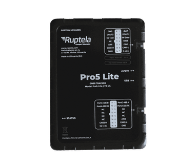 Ruptela PRO5LITE - LTE Cat1 4G � Tracker Vehicular con Audio Bidireccional y BLE | Compatible con Veh�culos Ligeros y Pesados � Lectura CAN, OBD, LCV y Soporte RFID � Nano SIM