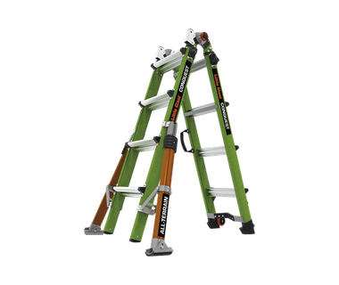 Escalera Multi-Posiciones LITTLE GIANT CONQUEST2.0 - 6.7 m (22') - Para Suelos Inclinados y Desniveles - Sistema Profesional de Alta Seguridad