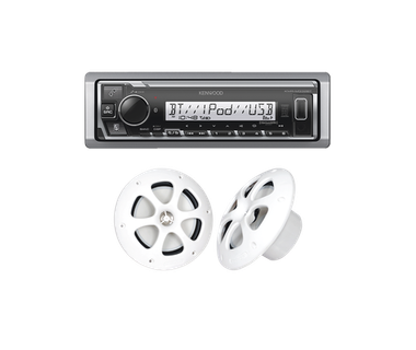 Kit JVC Kenwood KE/1613MRW - Est�reo KMR-M332BT - Bocinas KFC-1613MRW