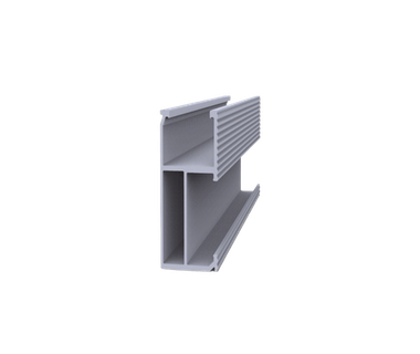 Riel 8 SYSCOM EPLSR84050 - Estructura para Montaje de M�dulos Fotovoltaicos � Uso en Techo y Suelo | Longitud 4050 mm � Aluminio Anodizado