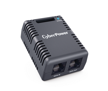 Sensor de Monitoreo Ambiental CyberPower SNEV001 - Lectura de Temperatura y Humedad � 2 Puertos RJ45 en Cadena | Compatible con RMCARD205 � Dispositivo de Control Ambiental