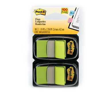 Banderitas Adhesivas Post-it 3M 680-5 - 2.5 x 2.5 cm (1x1) � Color Amarillo | Forma Cuadrada � 50 Hojas por Block, 2 Blocks por Estuche