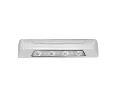 Luz de Escena SignalPro SPW12-W - 4 LED Blanco � Bisel Blanco | 12-24VDC � Uso Interior