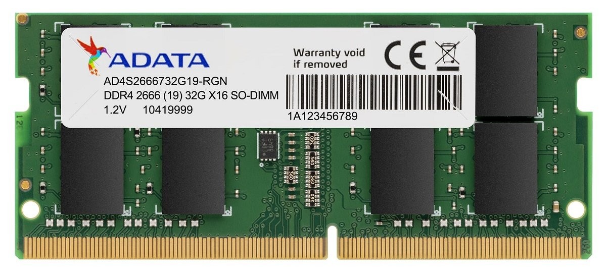 Memoria RAM ADATA DDR4 8GB AD4S26668G19-SGN