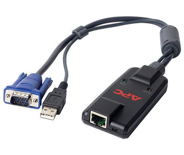 M�dulo Servidor KVM APC KVM-USB - 14 mm Negro USB D-Sub | Conexi�n RJ-45 � 120 g | Compatibilidad avanzada para control remoto y administraci�n centralizada