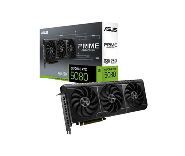 Tarjeta de Video ASUS PRIME GeForce RTX 5080 - 16GB - 256-bit - PCI-E 5.0 - GDDR7 - HDMI - DisplayPort