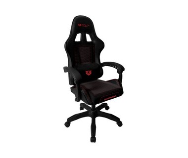Silla Gamer Balam Rush Power Rush V2 - Soporta 120kg - Negro con Rojo
