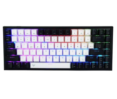 Teclado Gamer Batauro Boskar - Inal�mbrico - Espa�ol - RGB - Switch Azul - Negro