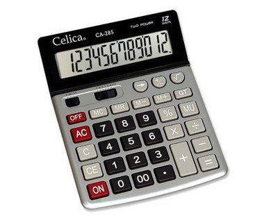 Calculadora de Escritorio Celica CA-285 - Escritorio � 12 D�gitos | Bater�a � Funciones B�sicas para Oficina